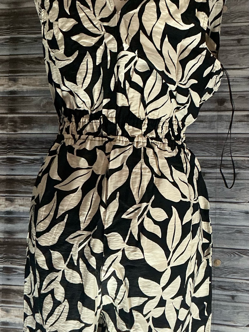 ⭐ NWT A New Day Jumpsuit Bundle XS S M Black Leaf Wide Leg - Picture 7 of 10